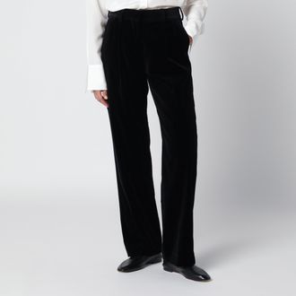 Blaz&eacute; Milano Fox trousers in black cotton