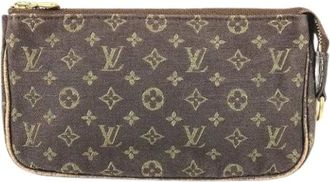 Louis Vuitton Pre-owned Clutches, female, Brown, Size: ONE SIZE Pre-owned Monogram Mini Handbag