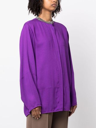T-shirt Ample Décontracté Cuptacc T-Shirts à Manches Longues Femme Col Rond Pull Femme Automne Tunique Femme Chic Et Elegant Sweat Femme S Tunique Basique Plissée