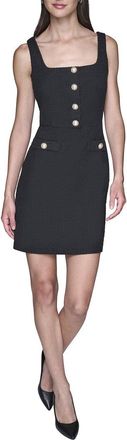 Karl Lagerfeld Karl Lagerfeld Knit Tweed A-Line Dress