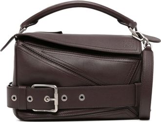 Loewe Borsa Puzzle Biker piccola - Marrone