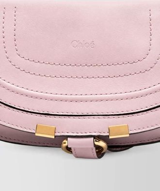 Chlo&eacute; marcie leather shoulder bag