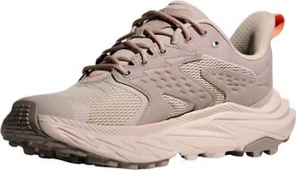 Hoka One One Womens Anacapa Gore Tex Hiking Shoes In Putty/stucco