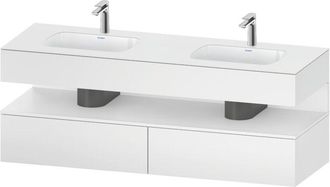 Duravit Qatego Lavabo Encastrado Con Base De Lavabo Consola, - Duravit