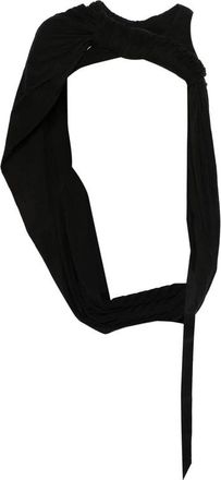 Rick Owens Gathered Detail Sleeveless Top - Dames - Tops zonder mouwen - Zwart - S - Tops
