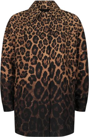 Valentino Animalier Ombr&eacute; Shirt Jacket
