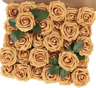 OEM Rosas Artificiales, Para El D&iacute;a De San Valent&iacute;n, El D&iacute;a De La Madre, Bodas, Baby Showers, Aproximadamente 20 Cm De Largo, 8 Cm De Di&aacute;metro
