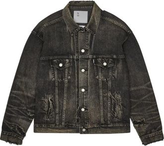 Junya Watanabe Piumino con effetto vissuto - Grigio