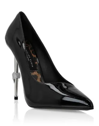 Philipp Plein Patent Leather Decollete Hi-Heels Women in Black at Nordstrom, Size 36