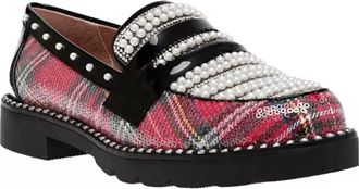 Betsey Johnson Womens Darian Loafers In Black