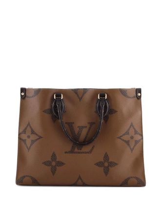 Louis Vuitton OnTheGo Reverse Monogram Giant MM tote bag - Brown