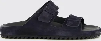 Officine Creative Sandali flat Agora in pelle scamosciata con cinturino