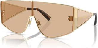 Dolce & Gabbana Moderne Pale Gold Zonnebril - Heren - Zonnebrillen - Bruin - 44 MM - Accessoires