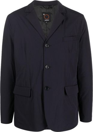 Aspesi Paperino single-breasted blazer - men - Elastane/Polyester/Polyamide - 3XL - Blue