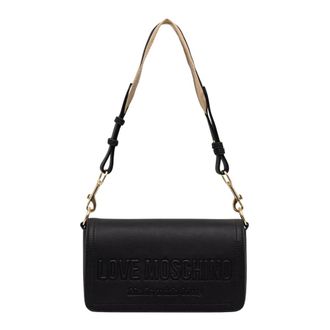Love Moschino Dames, Tassen, Zwart, Maat: ONE Size Poliester