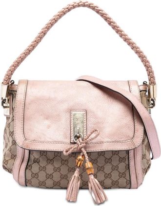 Gucci Pre-owned Gucci GG Canvas Bella Flap Satchel Ladies 7XWRCXT22R5005UL