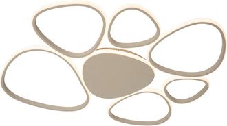 Lucide L&aacute;mpara de techo de metal con 1 led integrado, taupe