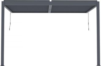 Habitat & Jardin P&eacute;rgola bioclim&aacute;tica antracita 300 x 400 cm