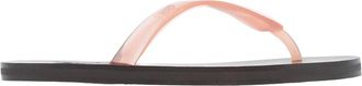 Ancient Greek Sandals Womens Saionara Jelly Flip Flop Sandal In Clear Pink