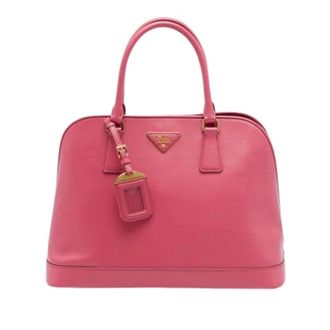 Prada Pre-owned Promenade Satchel - Dames - Pre-owned - Roze - Maat: ONE Size Leer