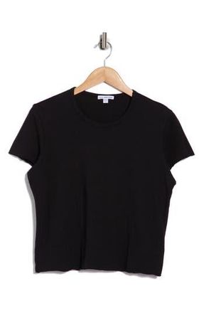 James Perse Shrunken Tee in Black at Nordstrom Rack, Size 0