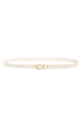 Nordstrom Metal Keeper Belt in Ivory Birch at Nordstrom, Size X-Small