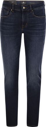 7 For All Mankind 7 Für alle Menschheit Slimmy Tapered Alto Mid Rise Skinny Jeans
