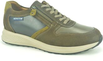 Mephisto Combi Runner Stijlvolle Sneakers - Heren - Sneakers - Bruin - 42 1/2 EU - Schoenen
