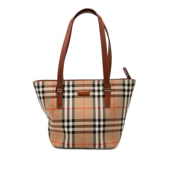 Burberry Pre-owned Burberry Haymarket Check Canvas Tote Ladies DVXO78607I7VXZF3