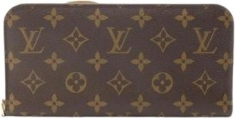 Louis Vuitton Pre-owned Wallets, female, Brown, Size: ONE SIZE Pre-owned Canvas Wallet