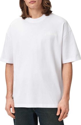 AllSaints Odyssey Cotton Graphic T-Shirt in Optic White at Nordstrom, Size Xx-Large