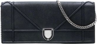 Dior Pre-owned Cross Body Bags, female, Black, Size: ONE SIZE Pre-owned Leather Crossbody Bag