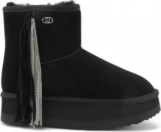 Liu Jo Stivaletto - Dames - Winterlaarzen - Zwart - 35 EU - Leer - Schoenen