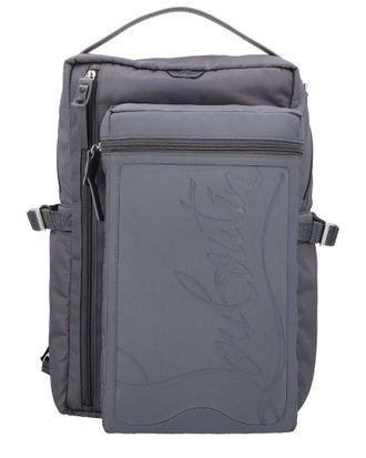 Christian Louboutin Grey Rubber Loubideal Small (Authentic Pre-Loved)