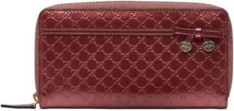 Gucci Pre-owned Wallets, female, Pink, Size: ONE SIZE Pre-owned Vintage Wallet