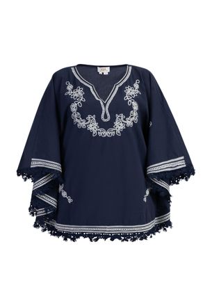 Usha Poncho Dames marine