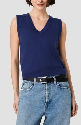French Connection Willa V Neck Sweater Vest in Royal Blue (Willa) at Nordstrom, Size X-Small