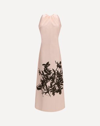 Crida Milano Petunia long Dress in cotton and viscose duchesse Female 1