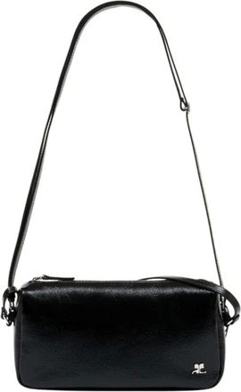 Courr&egrave;ges Cross Body Bags, female, Black, Size: ONE SIZE Small Three Sixty Shoulder Bag
