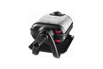 T-fal Wm755d12 Gofrera Negro Inox 1200w King Size