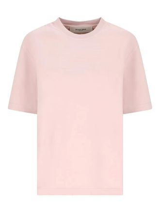 Golden Goose logo cotton T-shirt - unisex - Cotton - M - Pink