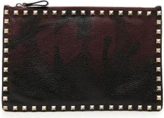 Valentino Pre-owned Vintage Rockstud Clutch - - Pre-owned - Donna - Rosso - ONE SIZE