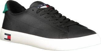 Tommy Hilfiger Leather Sneaker - Black