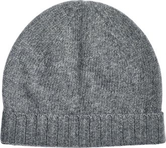 Howard London Fred Cashmere Beanie - Heren - Hoeden - Grijs - ONE Size - Kasjmier - Accessoires