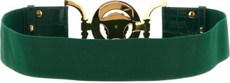 Versace Womens Bicolor Calfskin Regular Belt