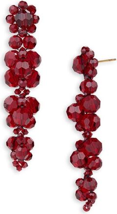 Simone Rocha Cluster Drop Earrings in Blood Red at Nordstrom