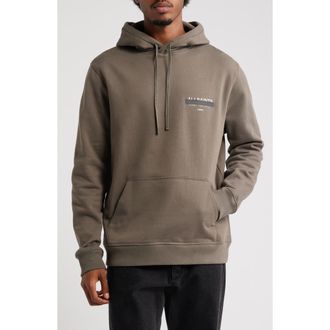 AllSaints Redact Hoodie in Forest Green at Nordstrom, Size Xx-Large