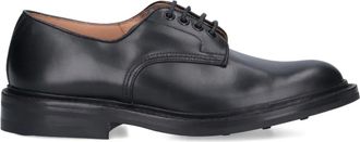 Trickers Daniel lace-up derby shoes - men - Rubber/Calf Leather/Calf Leather - 6.5 - Black