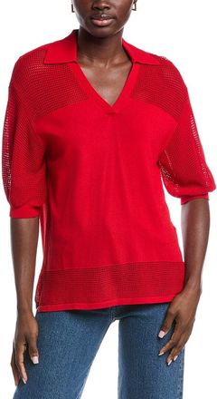 Joseph Ribkoff Mesh Knit Blouse