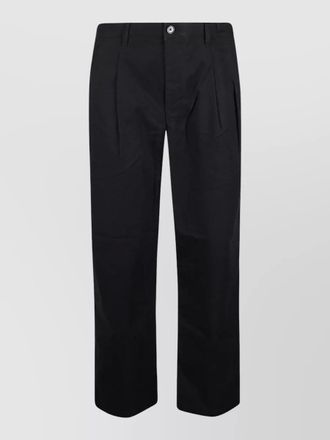 Calvin Klein twill trousers pleated front elasticated waistband